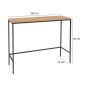 Κονσόλα Canva Megapap χρώμα atlantic pine 100x30x80εκ.