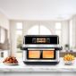 Rohnson Air Fryer με Διπλό Αποσπώμενο Κάδο 12lt Ασημί R-2882