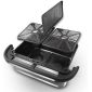 Rohnson Air Fryer με Διπλό Αποσπώμενο Κάδο 12lt Ασημί R-2882