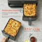 Cosori Dual Basket 8.5 Chef Edition Air Fryer με Διπλό Αποσπώμενο Κάδο 8.5lt Μαύρο