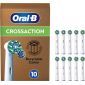 Oral-B CrossAction Ανταλλακτικές Κεφαλές για Ηλεκτρική Οδοντόβουρτσα 10τμχ