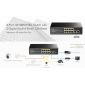 Cudy FS1010PG v1 Unmanaged L2 PoE+ Switch με 8 Θύρες Ethernet