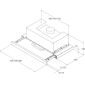 Whirlpool Συρόμενος Απορροφητήρας 60cm Inox