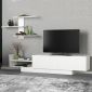 Σύνθεση τηλεόρασης Egemen Megapap χρώμα λευκό 180x32x40εκ.